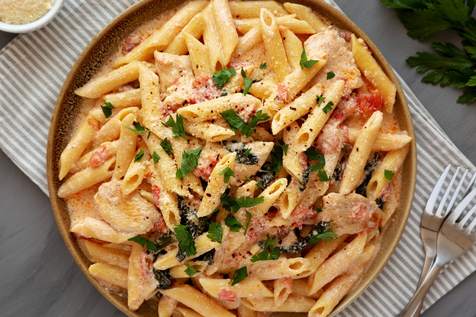 Creamy Chicken Penne Pasta